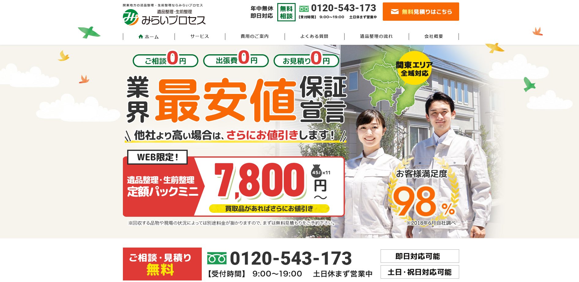 遺品整理業者 プロセス
