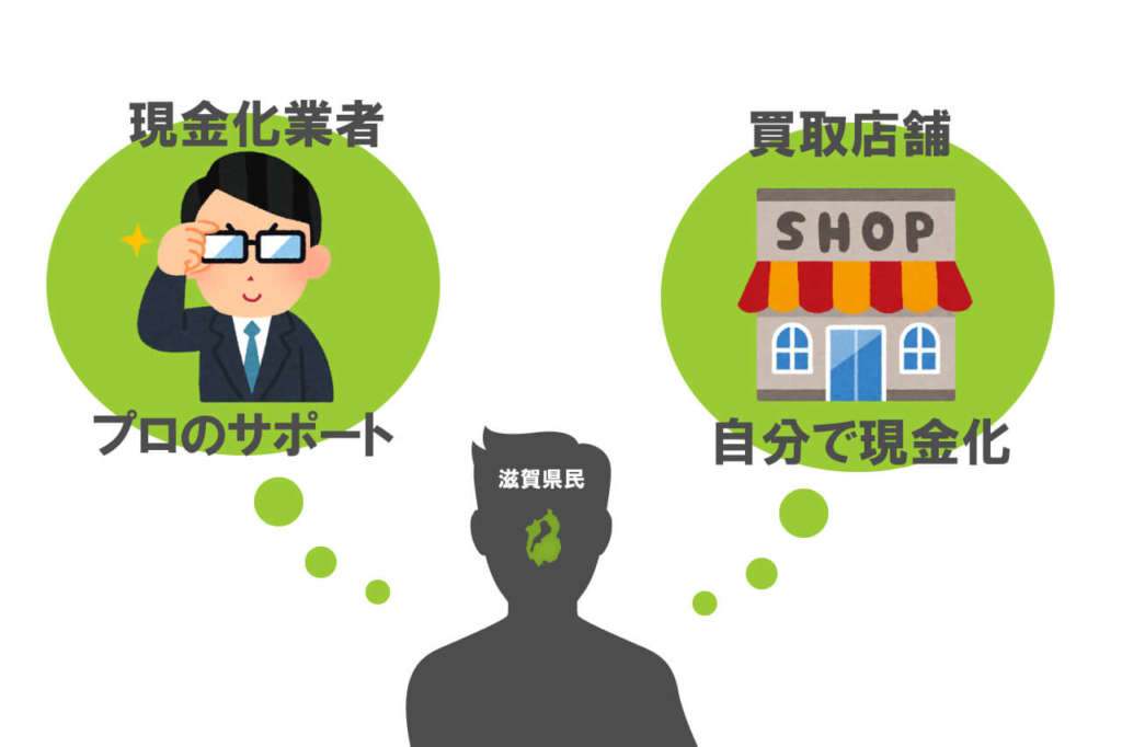 滋賀県クレジットカード現金化2つの方法
