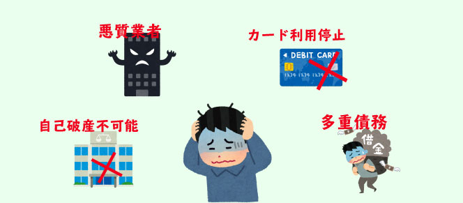 クレジットカード現金化のリスク