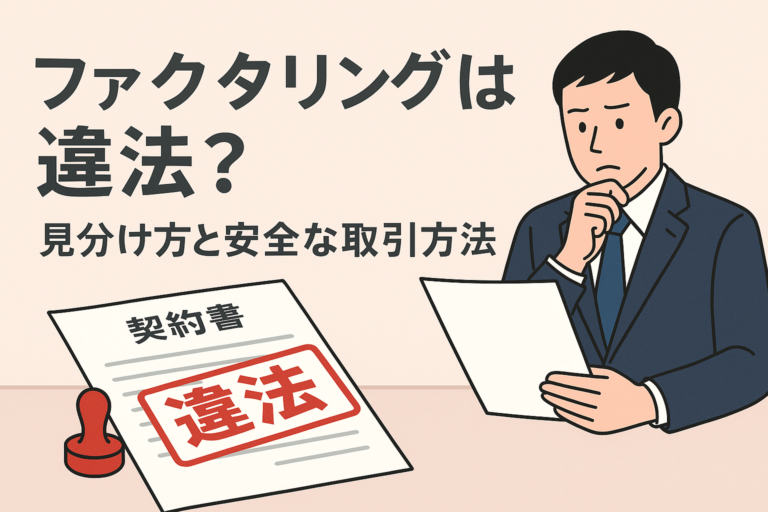 ファクタリング 違法